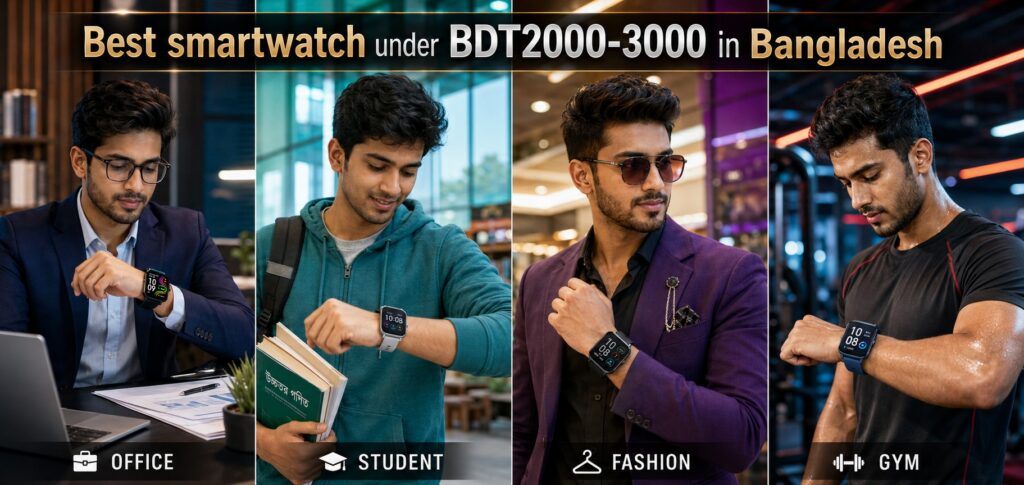 Best Smart Watch Under BDT 2000 - 3000 in Bangladesh