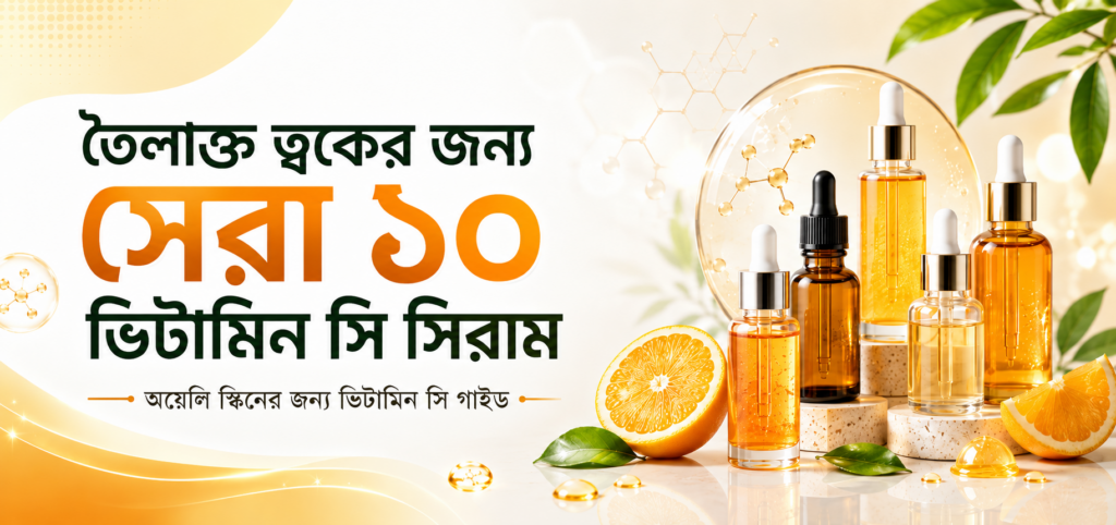 তৈলাক্ত ত্বকের জন্য সেরা ভিটামিন সি সিরাম